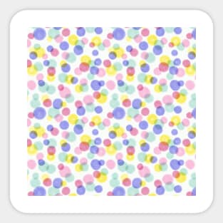 Watercolor Circles Sticker